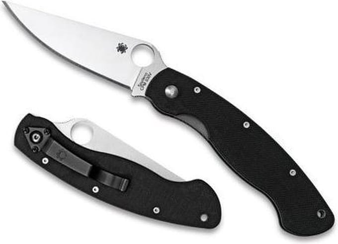 Spyderco Zakmes Military Black CPM S30V PE