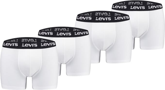 Pack of 4 men's Levis REPEAT LOGO BOXER boxer shorts underwear pants