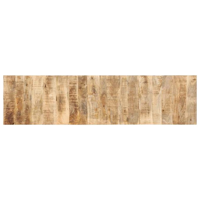 vidaXL - Hoofdbord - 200 - cm - massief - ruw - mangohout