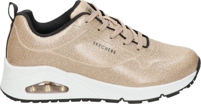 Skechers UNO-DIAMOND SHATTER Dames Sneakers - Champagne
