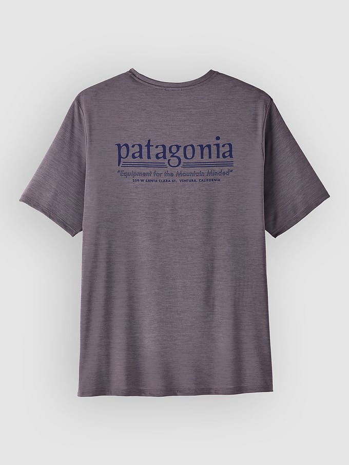 Patagonia Cap Cool Daily - Hut Tripper T-Shirt grijs