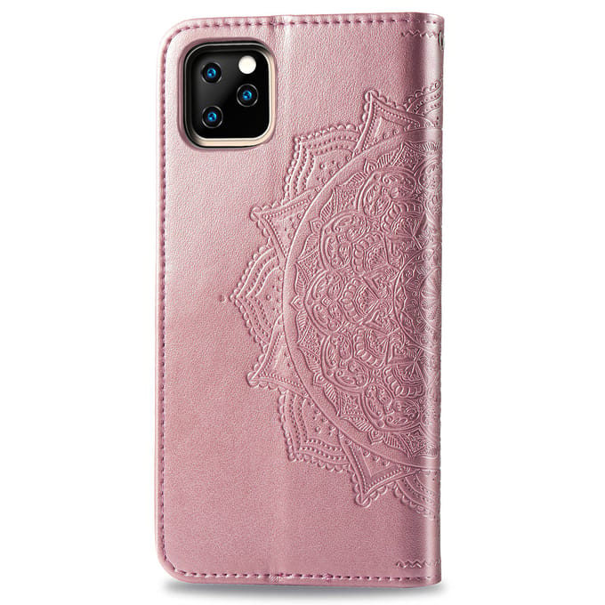Mandala Bookcase voor de Apple iPhone 11 Pro - Roze