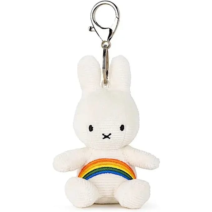 Bon Ton Toys Nijntje - Rainbow Keychain Offwhite - 10 cm - 4''