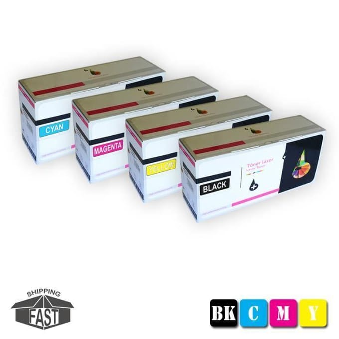 Pack de 4 cartouches de toner compatibles TN241 BK - TN245 Y pour Brother DCP 9022CDW