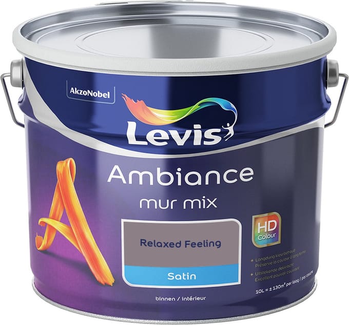 Levis - Ambiance Mur Satin Mix - Relaxed Feeling - Mengverf - 10 L