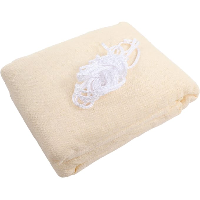 Voile d'ombrage imperméable en polyester avec anneau en D en acier inoxydable pour jardin, piscine white