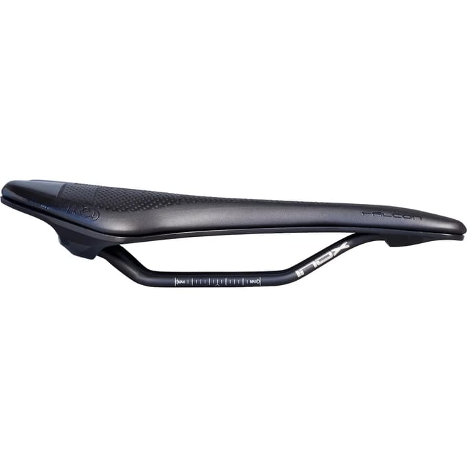 Pro Zadel Falcon Gel Flow Inox Heren 142 Mm Zwart