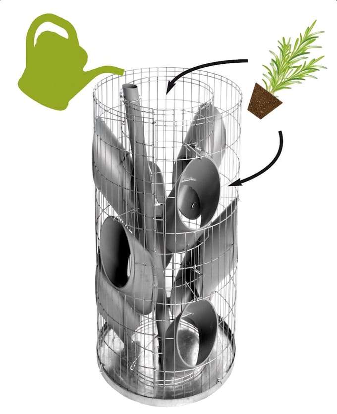 Kruiden toren diam 40cm H80cm