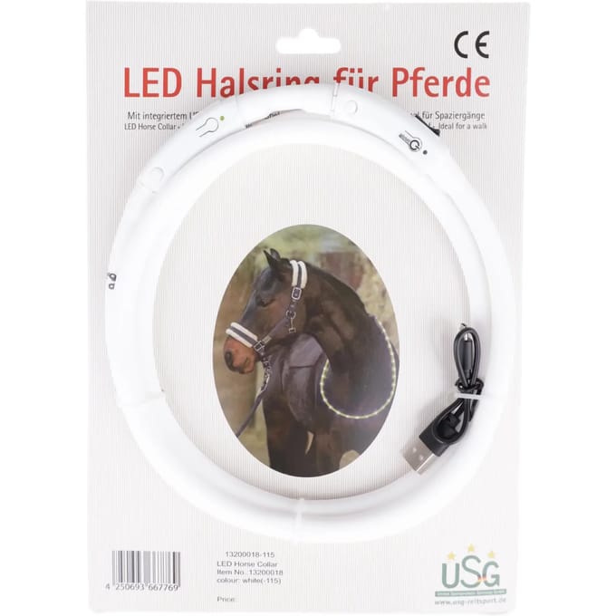 LED halsband voor paard USG