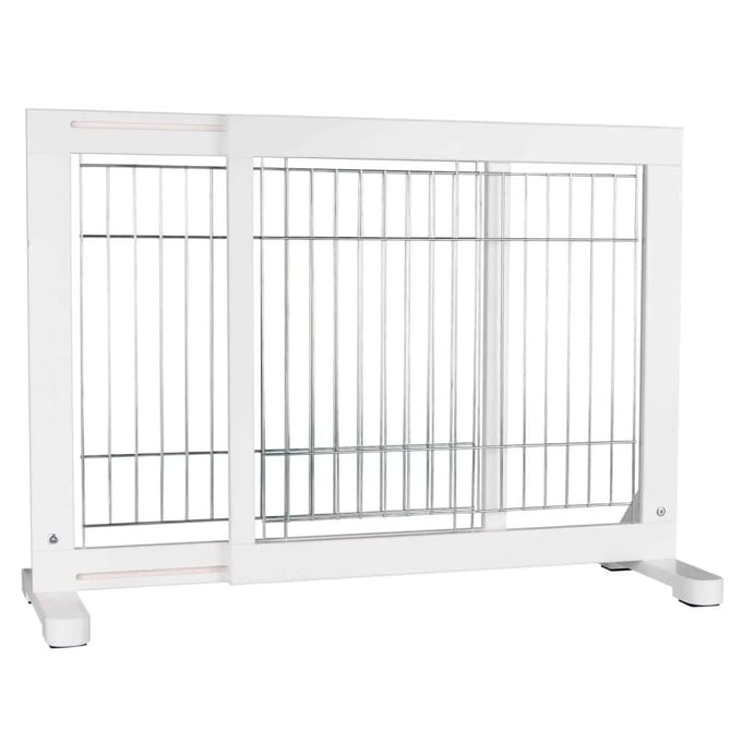 Trixie - Afsluithek - Uitschuifbaar - Wit - 65-108X61 cm