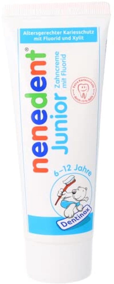 Tandpasta voor Kinderen van 6 tot 12 Jaar met Fluoride - 2-Pack (2 x 75 ml)