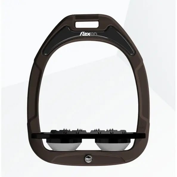 Platte Ultra Grip Beugels Bruin/Zwart/Grijs Flex-On Green Composite