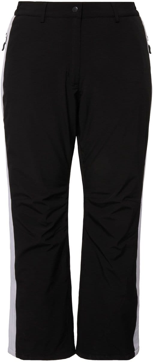 Ulla Popken - Dames - Functionele thermobroek waterdicht gerecycled - Zwart - Maat 44