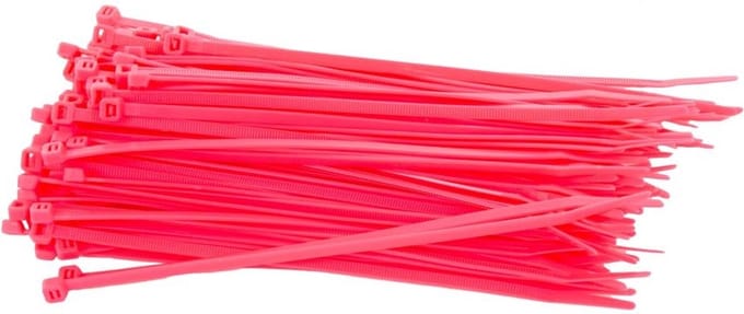 TD47 Kabelbinders 9.0 x 610 mm Roze - Tie wraps - Tyraps