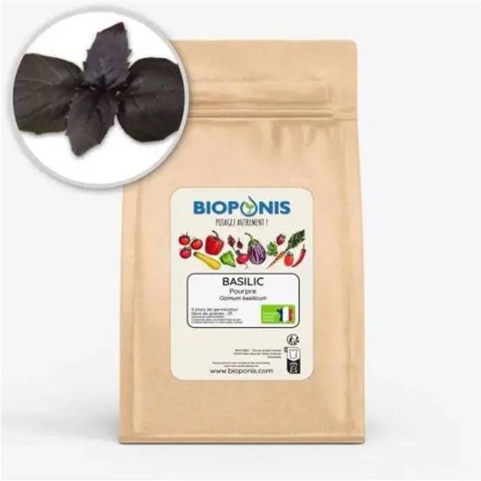 Voeding voor de moestuin Bioponis Basilic Pourpre (x5)