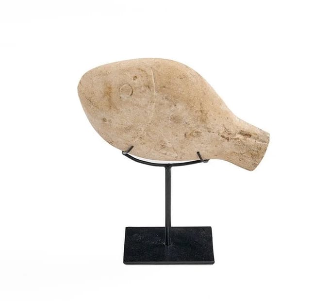 The Fish Stone on Stand - S