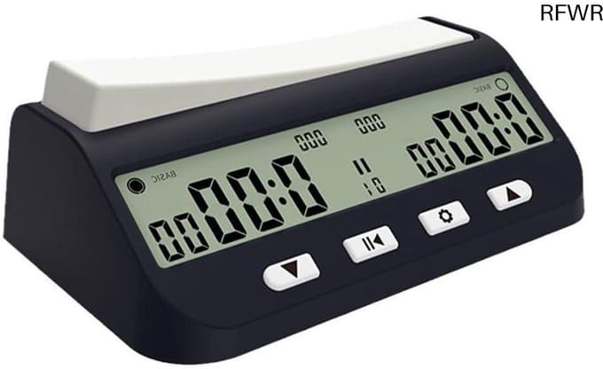 RFWR® Multifunctionele Digitale Schaakklok Met Duidelijk Display Voor Diverse Schaakspellen