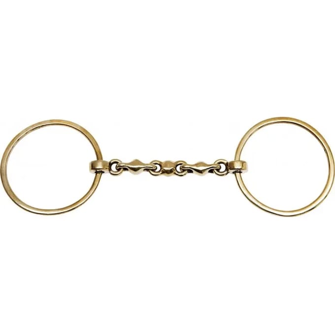 2 grote ring nikkel zilver paardenbit Feeling Waterford