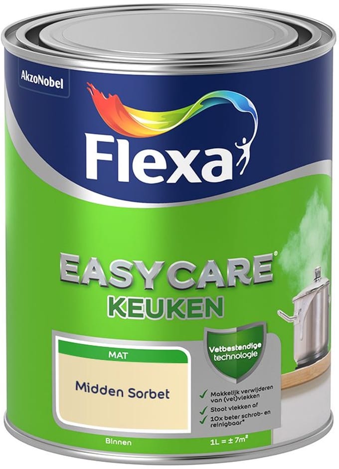 Flexa - Easycare Keuken - Midden Sorbet - Mengverf - 1 L