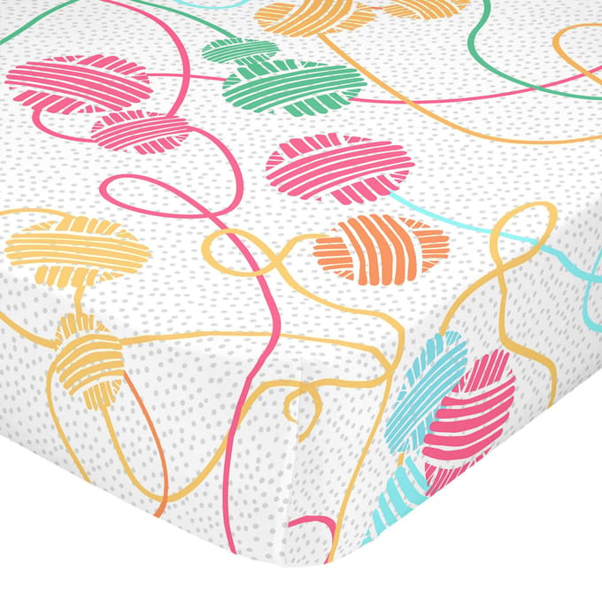 Kinderhoeslaken Cat & Mouse | Moshi Moshi