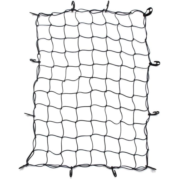 Auto Dak Bagagenet Elastisch Bungee Vrachtnet Auto Bagagedrager Net voor SUV gray