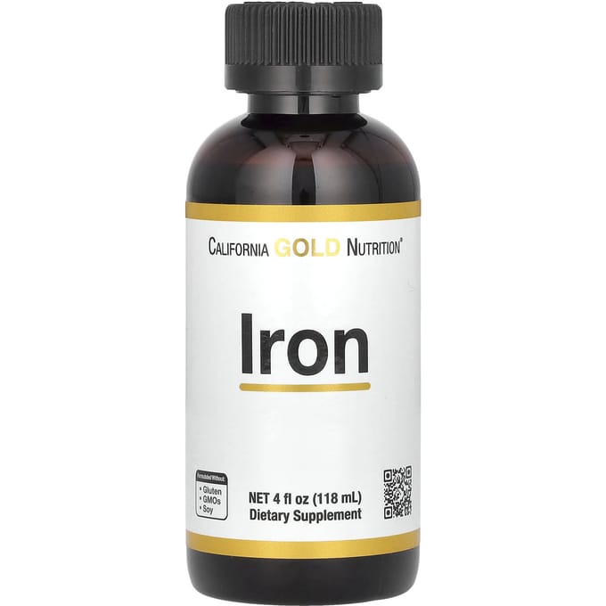 California Gold Nutrition, ijzer, 120 ml (118 ml)
