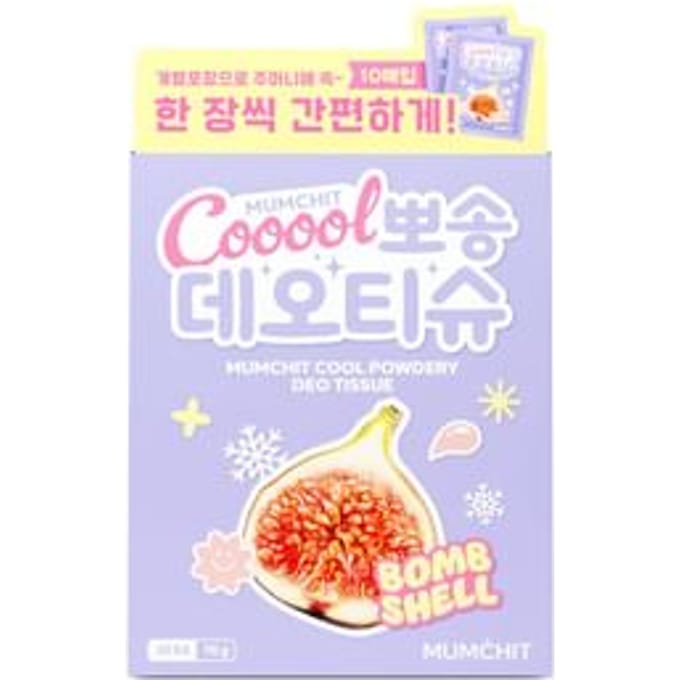 MUMCHIT - Cool Powdery Deo Tissue Set - 2 Types Bomb Shell
