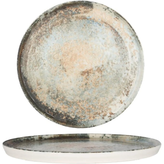 Rinart Dinerbord - Obvara - Porselein - 26 cm - set van 6