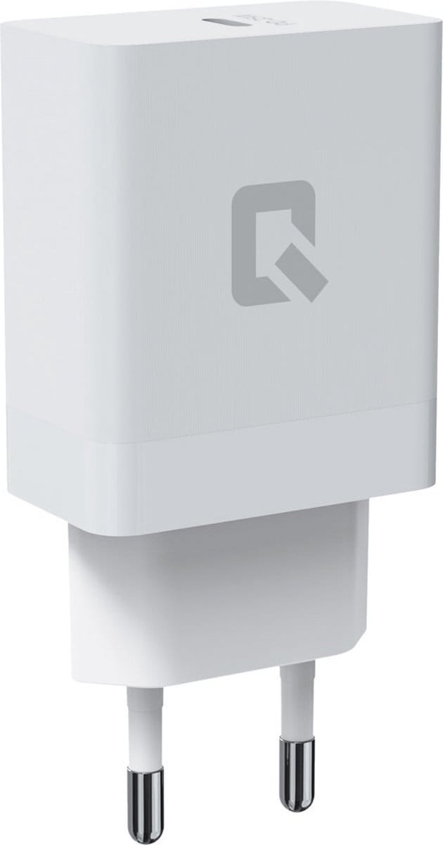 TUNIQ 25W USB-C Snellader - Power Delivery Fast Charger 3A - Compacte Reislader voor iPhone, Samsung, Xiaomi, Oppo, iPad en Google Pixel - Wit