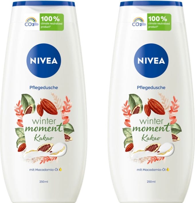 NIVEA Douchecrème - Wintermoment Cacao - 2 x 250 ml