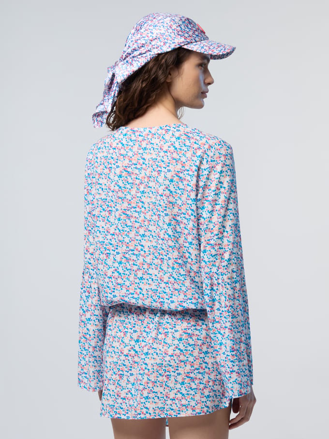 North Sails Cover-up Bedrukte mousseline