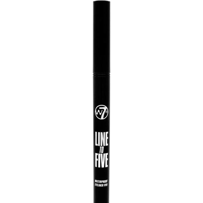W7 Line To Five Waterproof Eyeliner Pen Black 1 st