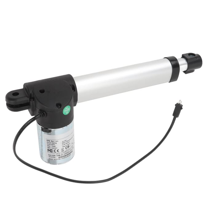 Actionneur linéaire électrique robuste avec télécommande, course de 150 mm, 4 000 N