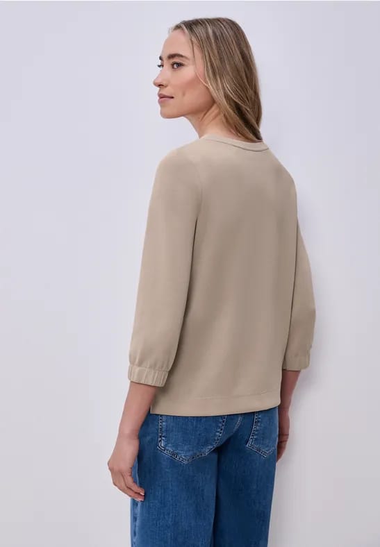 Shirt in effen kleur