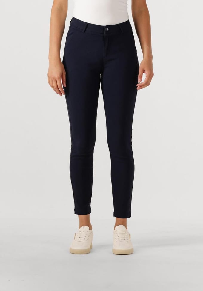 Minus Carma Pants 7/8 Broeken Dames - Donkerblauw - Maat 36