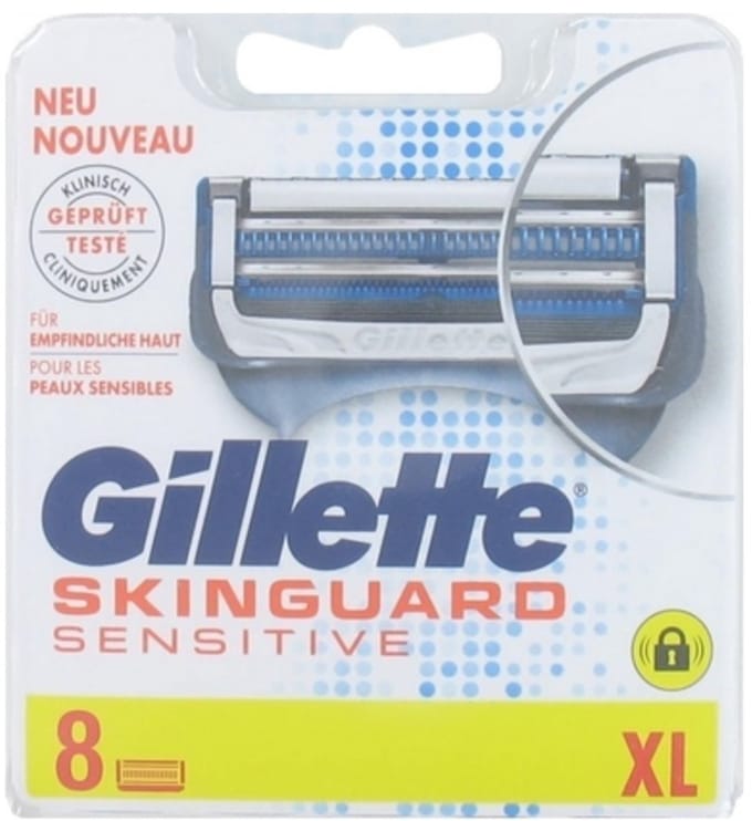 Gillette Fusion Skinguard Sensitive 8 Stuks - Navulmesjes