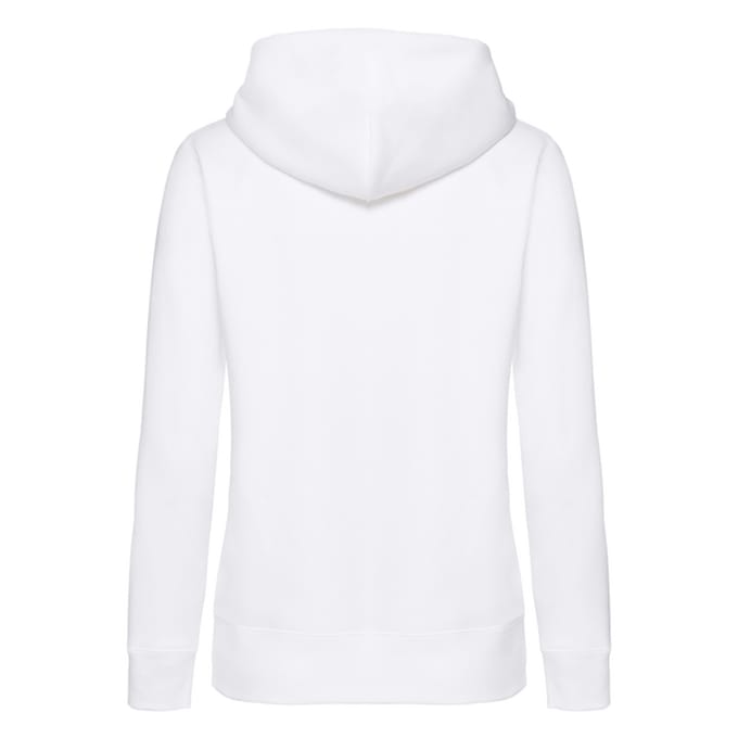 Fruit of the Loom Dames/Dames Premium Sweat Hoodie (Wit)