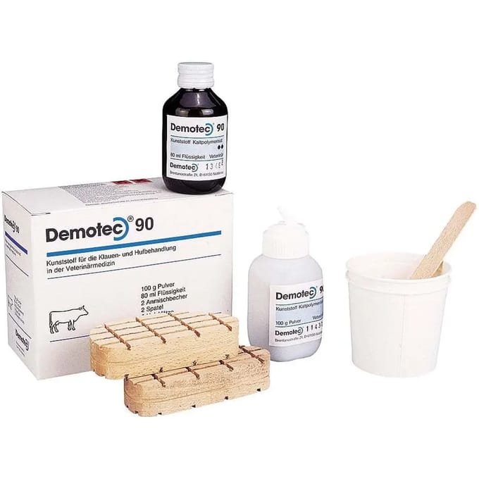 Verzorging van vee, doos van 2 behandelingen Demotec 90