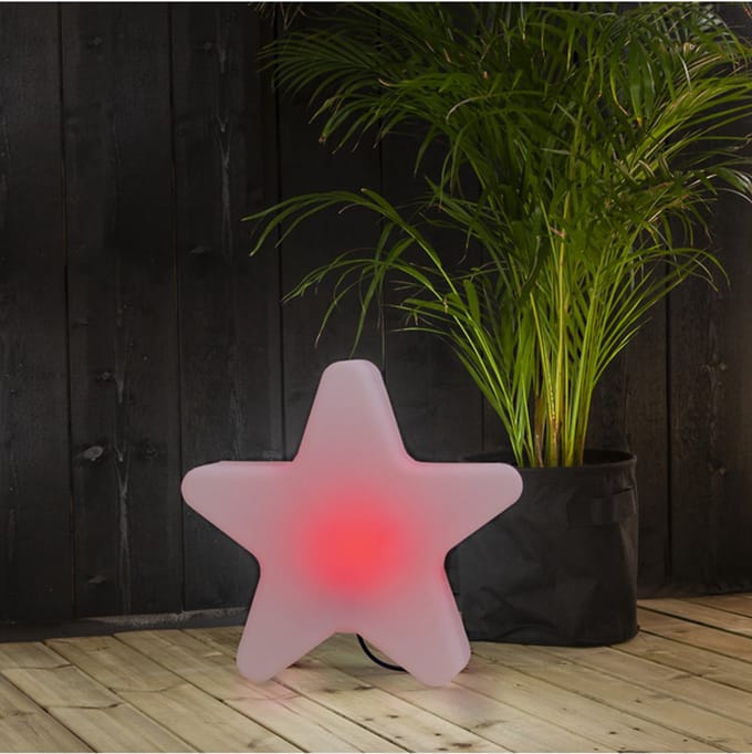 Prikkabel - Standaard bol - E27 - 0.9W - Rood