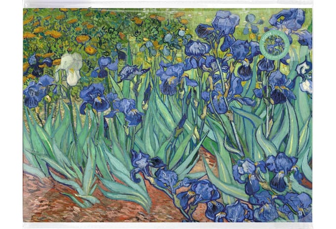 Lanzfeld Van Gogh - Poster Schilderij A3 - Irissen - Vincent van Gogh - PP Hoes