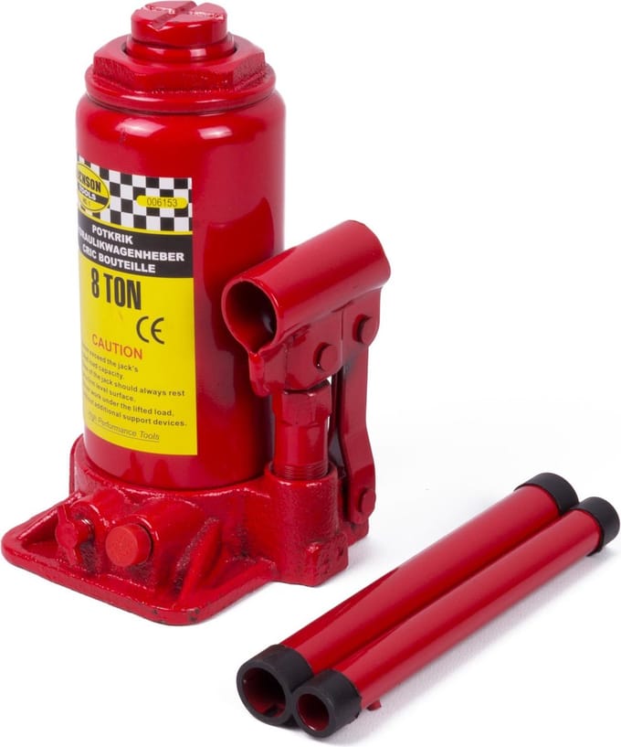 Benson Potkrik - 8 ton - Hefbereik 200-385 mm - Compact ontwerp