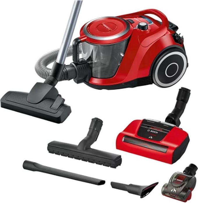 Bosch BGS41PET1 - Stofzuiger zonder zak - Rood