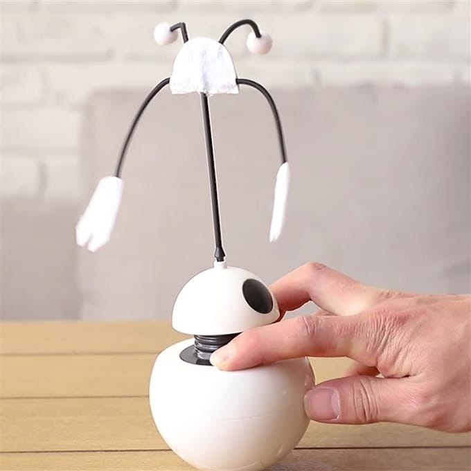 Jouets Laser automatiques multifonctionnels pour chat, rotatif à 360 degrés, gobelet électrique, jouets interactifs pour chat blanc