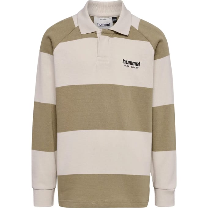 Kinderpolo met lange mouwen Hummel Striped Loose