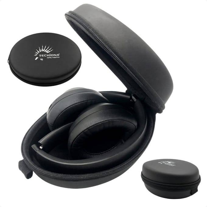 Techidna® - Koptelefoon hoes hardcase - Compacte travel case - Waterbestendig