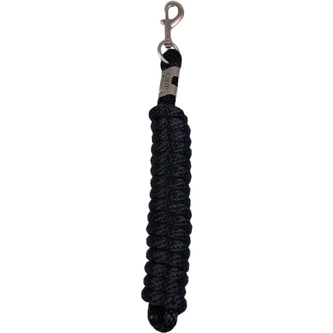 QHP Halstertouw Luxe 3 Meter Zwart - 300 CM