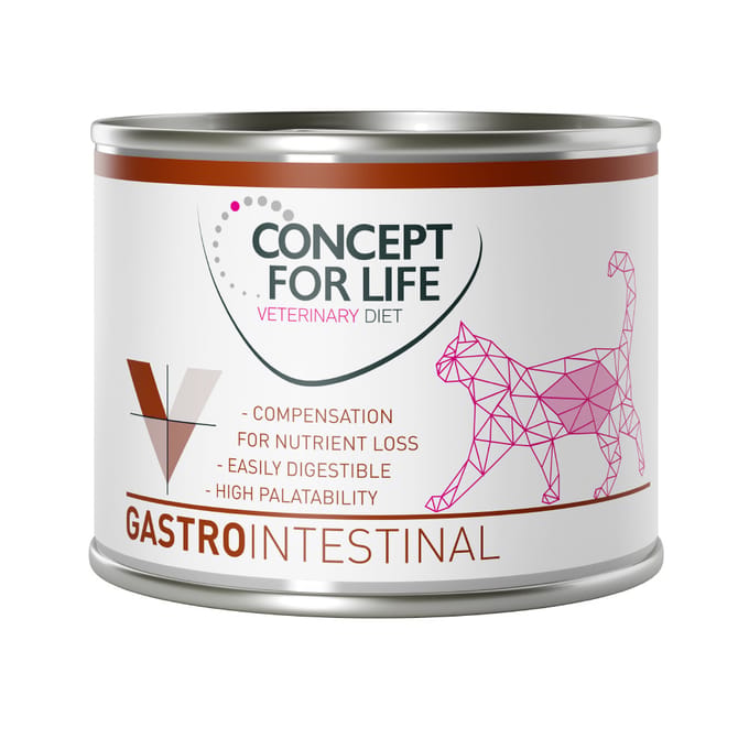12x200g Gastro Intestinal Concept for Life Veterinary Diet Kattenvoer