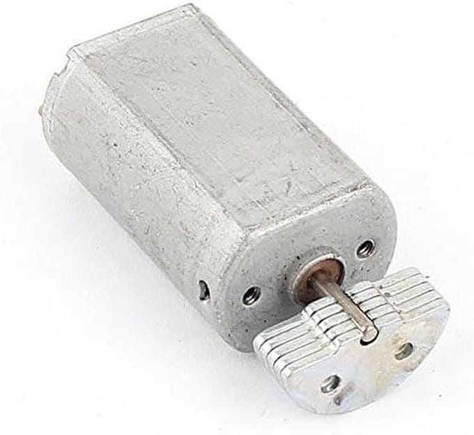 Gelijkstroommotor - Mini motor - Klusprojecten - Hoge snelheid - 2 mm asdiameter - Zilverkleur
