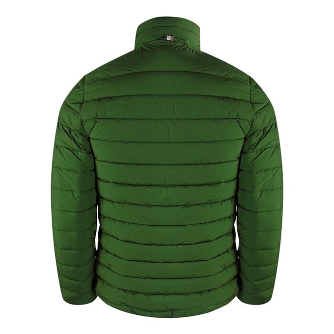 Aquascutum Heren Mock Neck Active Gewatteerd Jasje (Leger Groen)