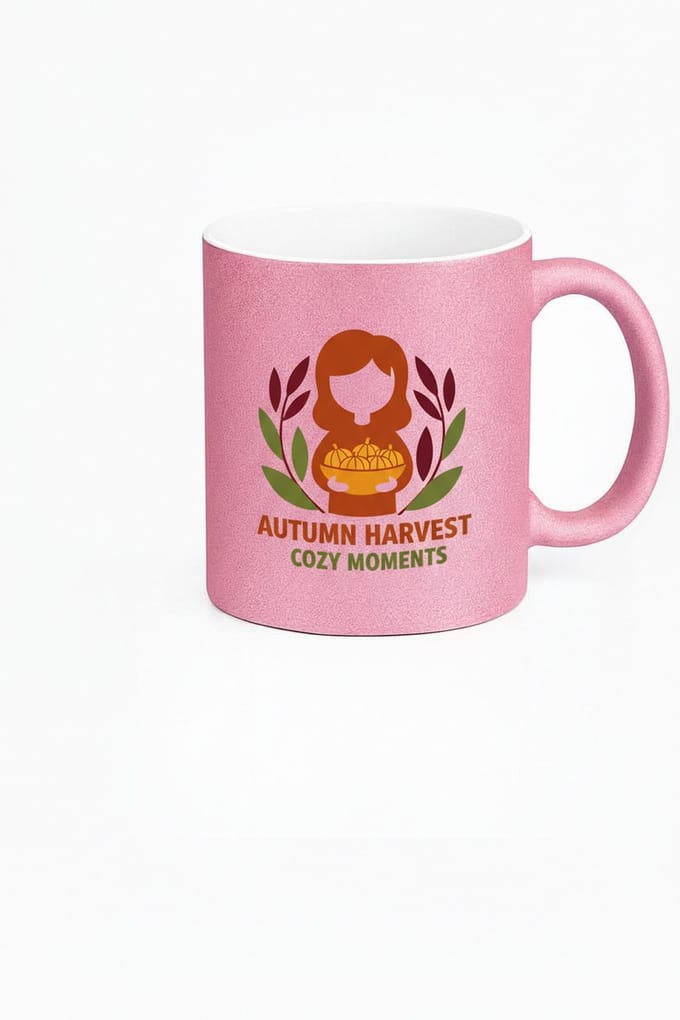 Roze Herfst Oogst Mok - Cozy Moments Koffie Mok